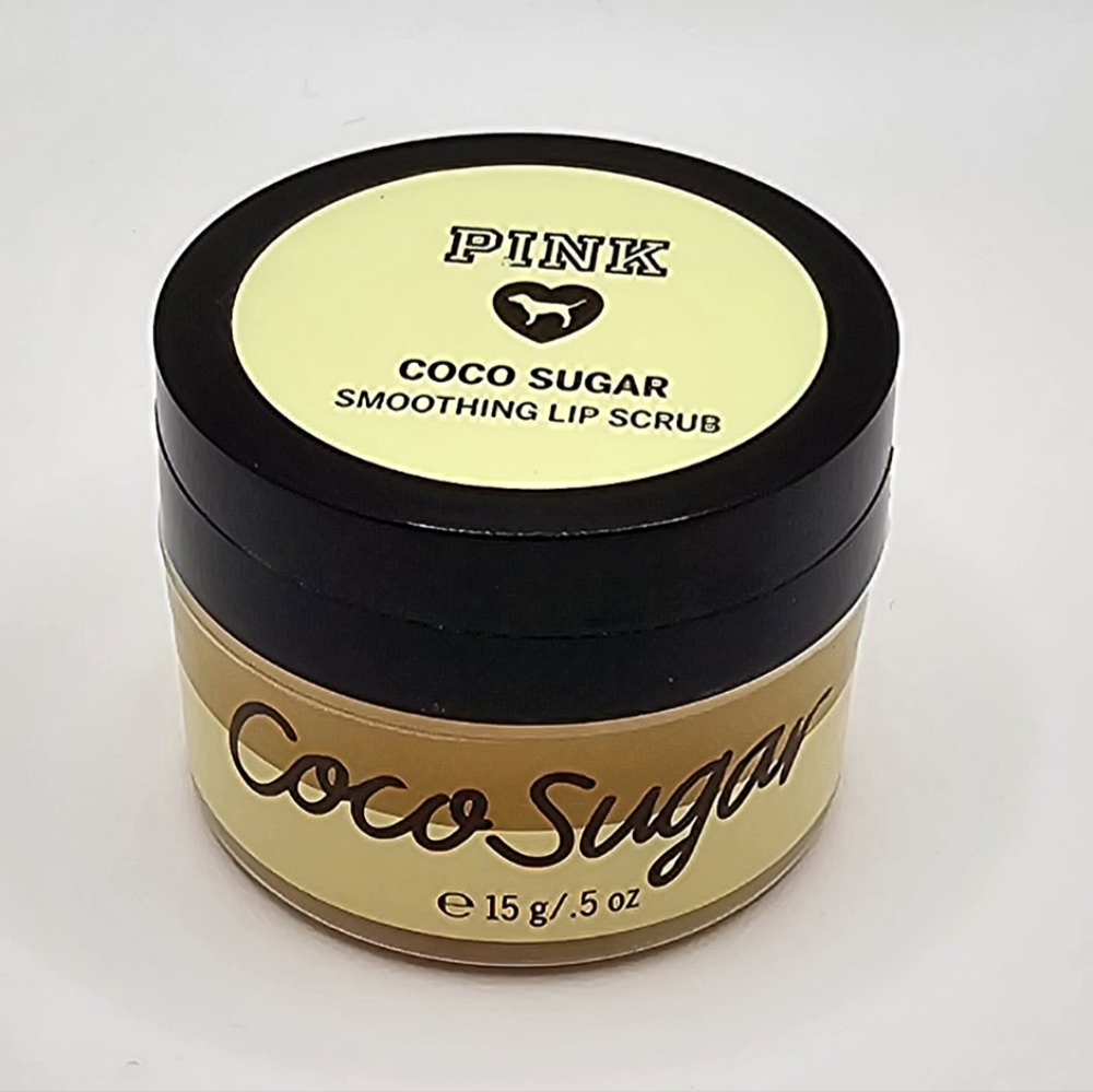 Pink Victoria Secrets Coco Sugar Soothing Lip Scrub